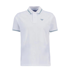 Barbour Ferrybridge Lightweight Polo Shirt White - Parasol Store