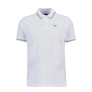 Barbour Ferrybridge Lightweight Polo Shirt White - Parasol Store