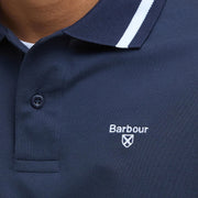 Barbour Ferrybridge Lightweight Tailored Fit Polo Shirt Navy - Parasol Store
