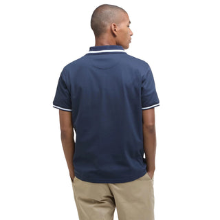 Barbour Ferrybridge Lightweight Tailored Fit Polo Shirt Navy - Parasol Store