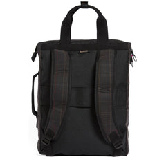 Barbour Field Tartan Backpack Dark Classic Tartan