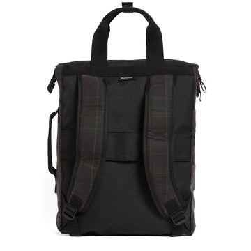 Barbour Field Tartan Backpack Dark Classic Tartan