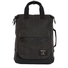 Barbour Field Tartan Backpack Dark Classic Tartan