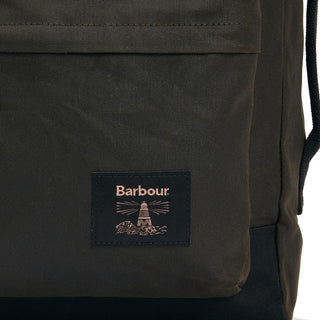 Barbour Field Wax Backpack Olive/Black - Parasol Store