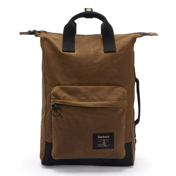 Barbour Field Wax Backpack Tan/Black - Parasol Store