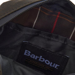 Barbour Field Wax Crossbody Bag Olive/Black - Parasol Store