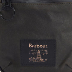 Barbour Field Wax Crossbody Bag Olive/Black - Parasol Store