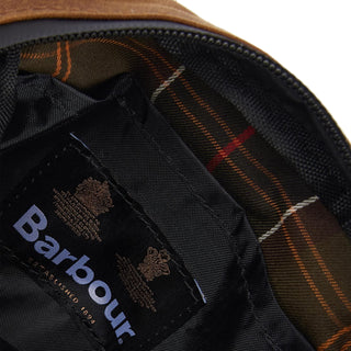 Barbour Field Wax Crossbody Bag Tan/Black - Parasol Store