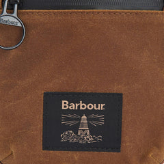 Barbour Field Wax Crossbody Bag Tan/Black - Parasol Store