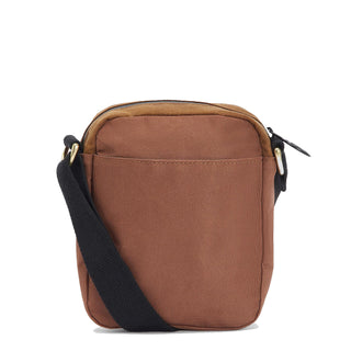 Barbour Field Wax Crossbody Bag Tan/Black - Parasol Store