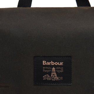 Barbour Field Wax Messenger Bag Olive - Parasol Store