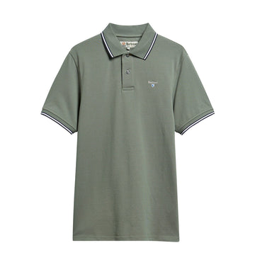 Barbour Fielding Tailored Polo Shirt Agave Green