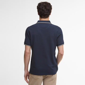Barbour Fielding Tailored Polo Shirt Navy - Parasol Store