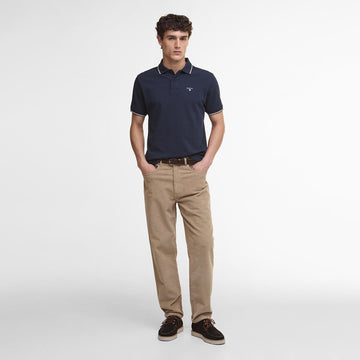 Barbour Fielding Tailored Polo Shirt Navy - Parasol Store