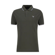 Barbour Fielding Tailored Polo Shirt Olive - Parasol Store