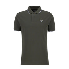 Barbour Fielding Tailored Polo Shirt Olive - Parasol Store