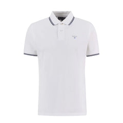 Barbour Fielding Tailored Polo Shirt White - Parasol Store