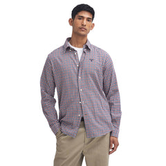 Barbour Finkle Tailored L/S Shirt Merlot - Parasol Store