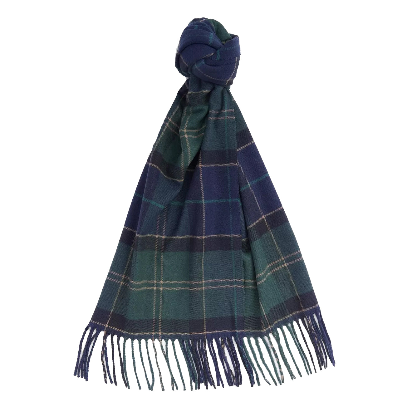 Barbour Galingale Tartan Scarf Green Loch - Parasol Store