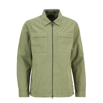Barbour Glendale Overshirt Laurel Green - Parasol Store