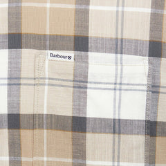 Barbour Gordon Tailored Fit Shirt Amble Sand Tartan - Parasol Store