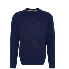 Barbour Grangetown Merino Crew Neck Sweater Navy - Parasol Store