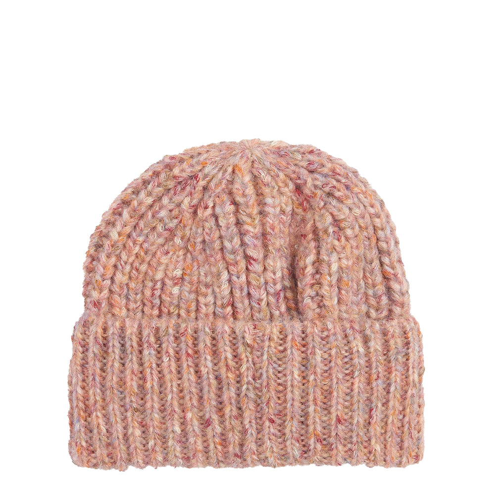 Barbour Greta Beanie Hat Pink Rust - Parasol Store