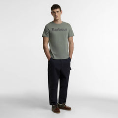 Barbour Halstow Logo Tailored T-Shirt Agave Green