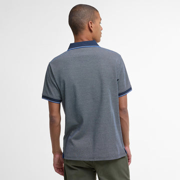 Barbour Hanswell Tailored Polo Shirt Navy - Parasol Store