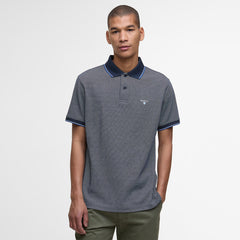 Barbour Hanswell Tailored Polo Shirt Navy - Parasol Store