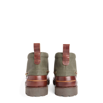 Barbour Harle Mid Chukka Boot Mahogany / Olive