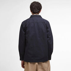 Barbour Harton Relaxed Slub Overshirt Dark Navy - Parasol Store