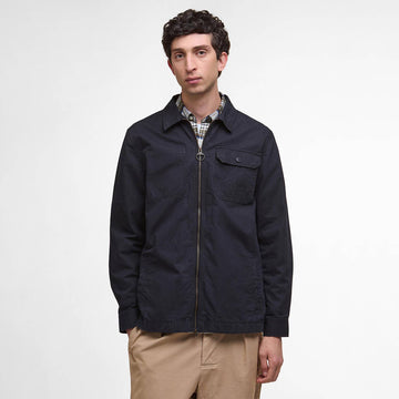 Barbour Harton Relaxed Slub Overshirt Dark Navy