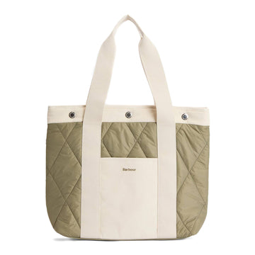 Barbour Healy Tote Bag Bleached Olive