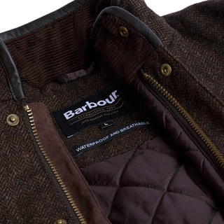 Barbour Hereford Tweed Wool Jacket Rustic Brown - Parasol Store