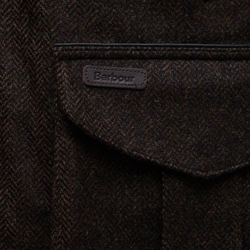 Barbour Hereford Tweed Wool Jacket Rustic Brown - Parasol Store