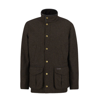 Barbour Hereford Tweed Wool Jacket Rustic Brown - Parasol Store
