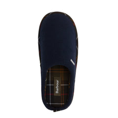 Barbour Hexham Slippers Navy - Parasol Store
