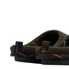 Barbour Hexham Slippers Olive - Parasol Store
