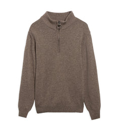 Barbour Holden Half Zip Knitted Jumper Military Marl