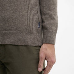 Barbour Holden Half Zip Knitted Jumper Military Marl