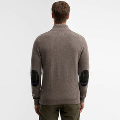 Barbour Holden Half Zip Knitted Jumper Military Marl
