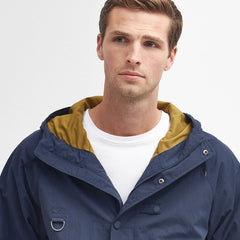 Barbour Hooded Utility Spey Jacket Navy - Parasol Store