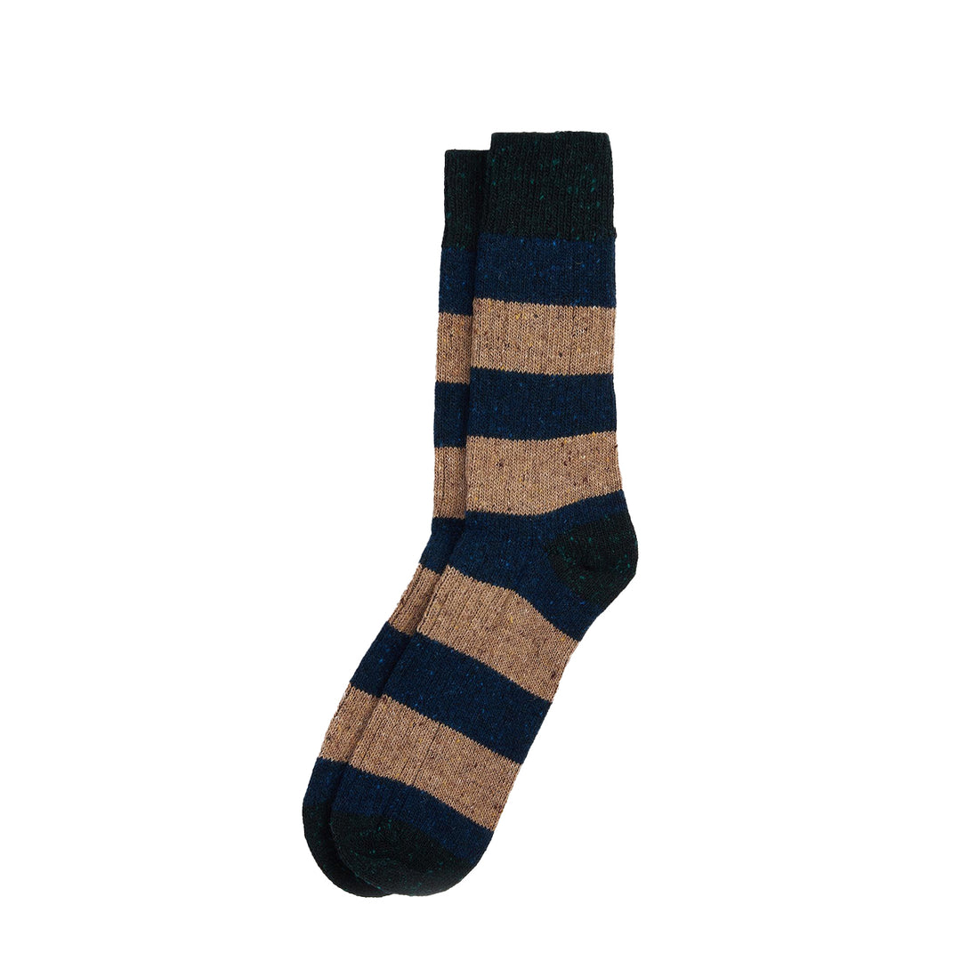 Barbour Houghton Sock 2 Pack Sandstone/Navy - Parasol Store