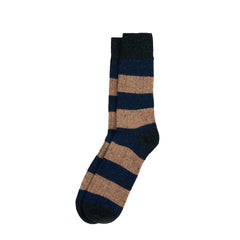 Barbour Houghton Sock 2 Pack Sandstone/Navy - Parasol Store