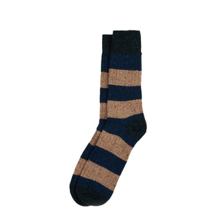 Barbour Houghton Sock 2 Pack Sandstone/Navy - Parasol Store