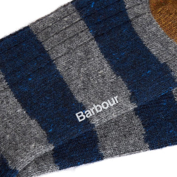 Barbour Houghton Stripe Socks AsphaLight / Navy Barbour