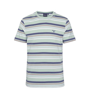 Barbour Houstead Stripe Tailored Fit T-Shirt Pale Apple - Parasol Store