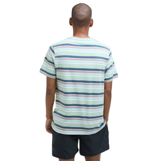Barbour Houstead Stripe Tailored Fit T-Shirt Pale Apple - Parasol Store