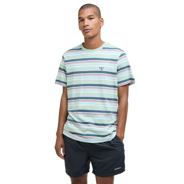 Barbour Houstead Stripe Tailored Fit T-Shirt Pale Apple - Parasol Store
